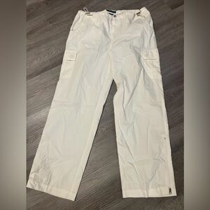 Polo Ralph Lauren RL-067 White Cargo Pants Modern  Women’s Sz 6.  C
